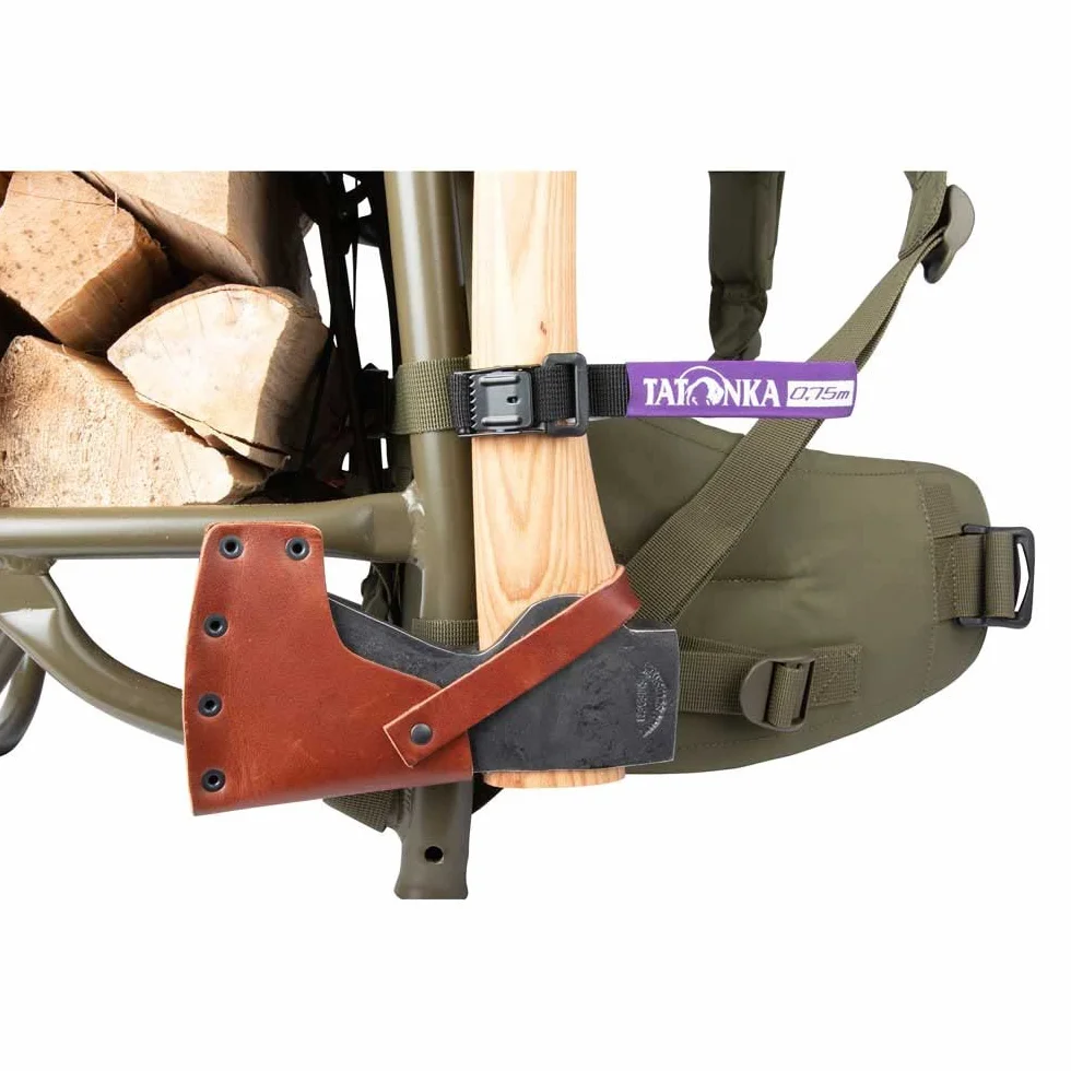 Tatonka Pasek do pakowania Easy Strap 18 mm / 0,75 m (2 sztuki) – dwa pasy mocujące z metalową klamrą – szerokość 1,8 cm i długość 75 cm – do regulacji objętości lub mocowania wyposażenia