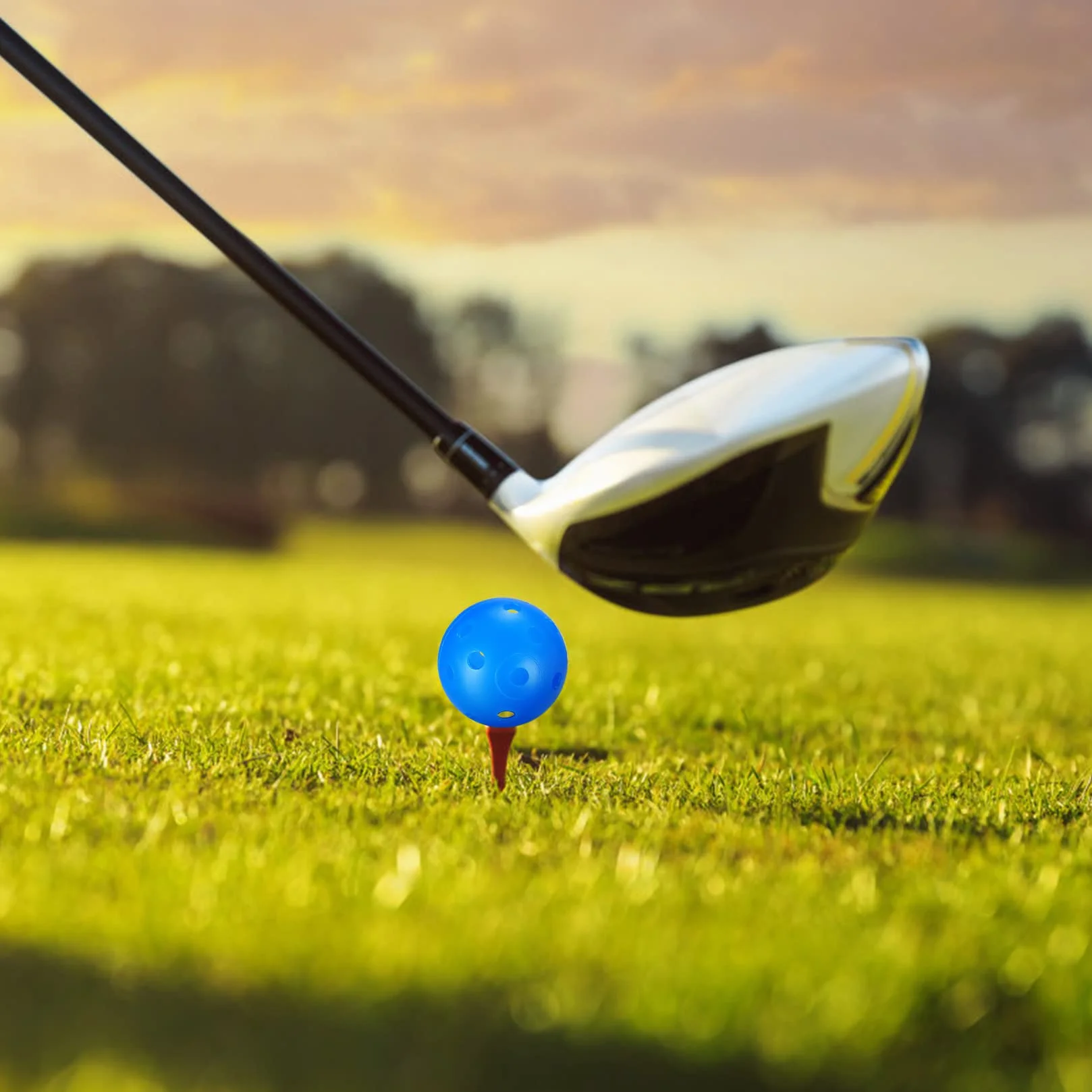 28 sztuk piłek golfowych, piłki golfowe do treningu z przepływem powietrza, plastikowe piłki golfowe 40 mm do treningu treningowego, gry w golfa na świeżym powietrzu dla dorosłych dzieci