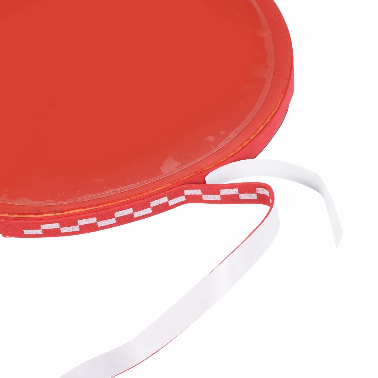 PATIKIL Taśma boczna do tenisa stołowego 45,7 cm, 6-pak taśmy krawędziowej do ping ponga chroni krawędzie gumy i ostrza do rakiety wiosłowej, czerwono-czarna