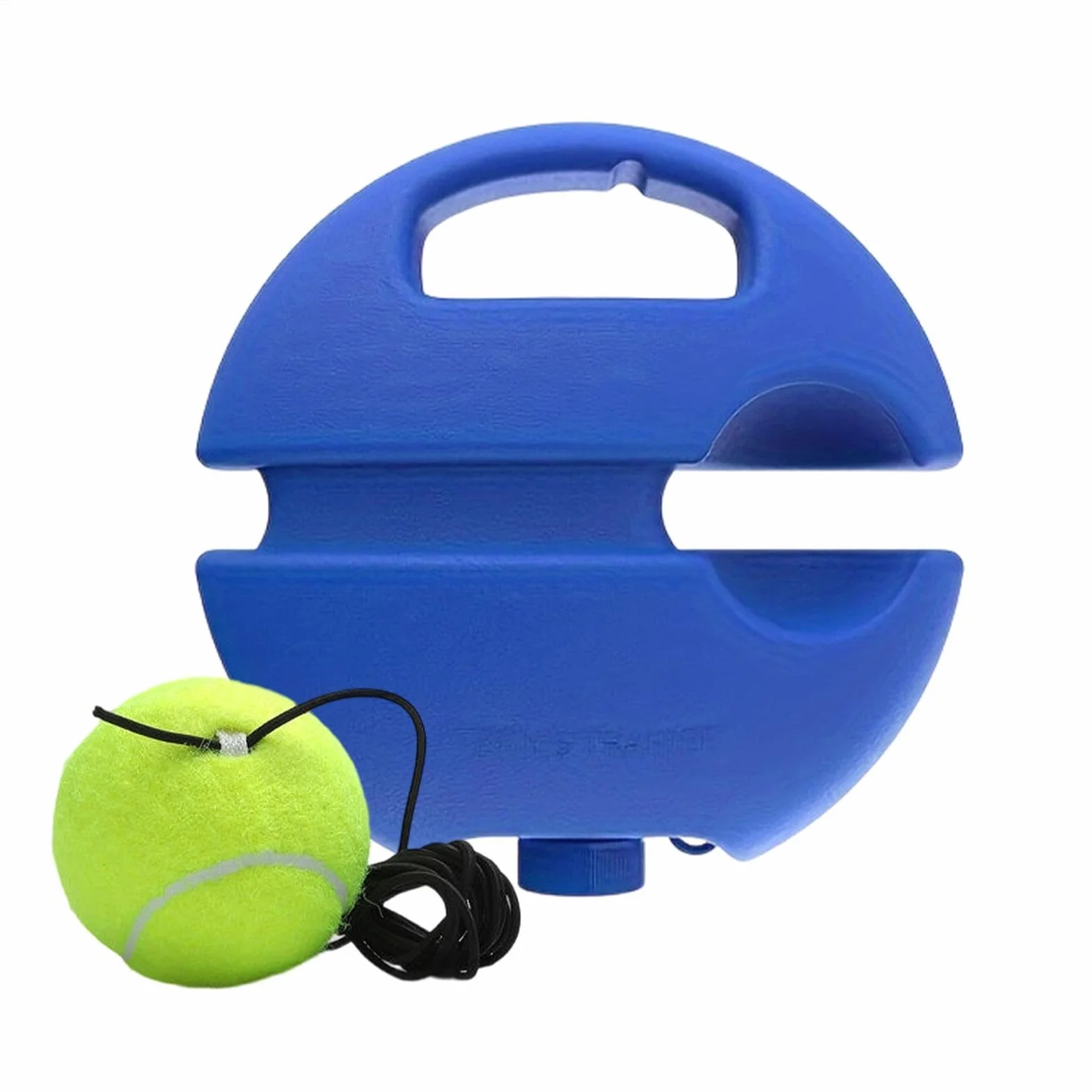 Tennis Trainer Solo Bounce Device - Portable Tennis Training Tool | Rebound Ball Trainer for Beginners Adults Home Gym Backyard Indoor Outdoor Court Practice with Reliable Elastic Cord Design