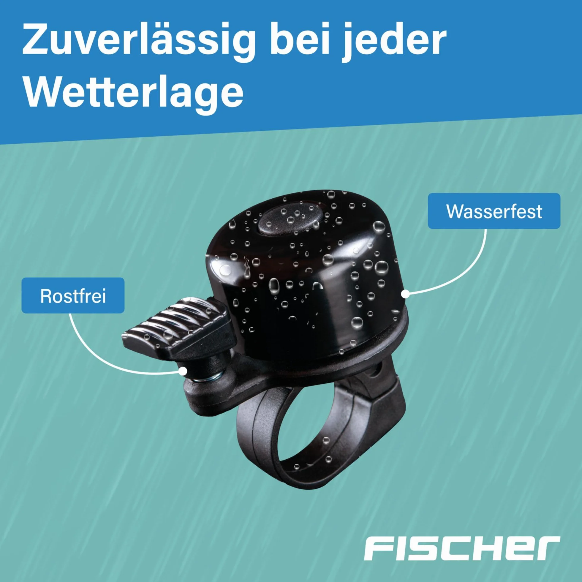 Fischer Mini dzwonek rowerowy