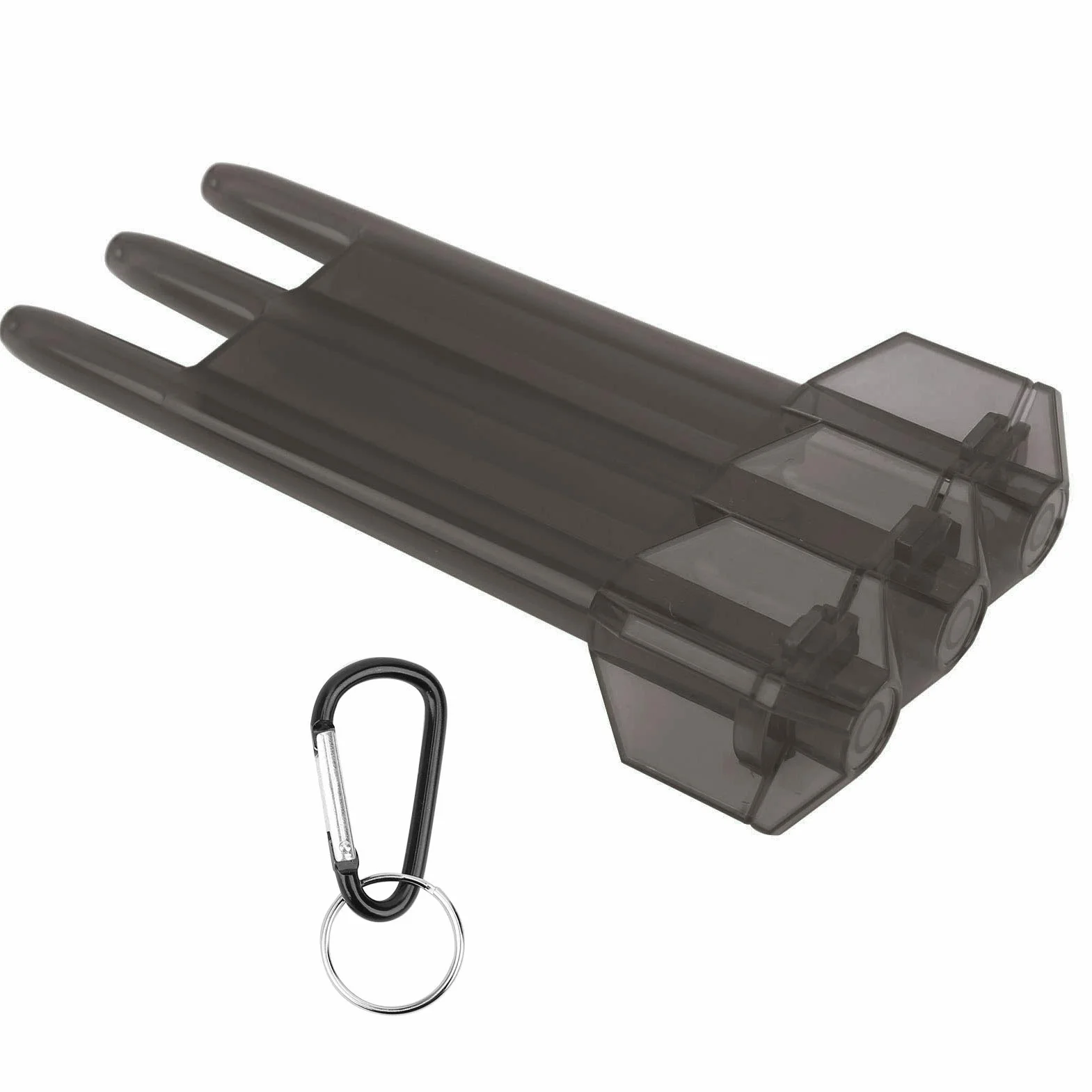 Uniwersalne Pudełko na Darty Etui z ABS Lekki Rękaw do Darta z klamrą ze Stopu Aluminium Trwała i Kompaktowa Ochrona dla Rzutek Odpowiednia dla Wszystkich Rodzajów Rzutek (Czarny)
