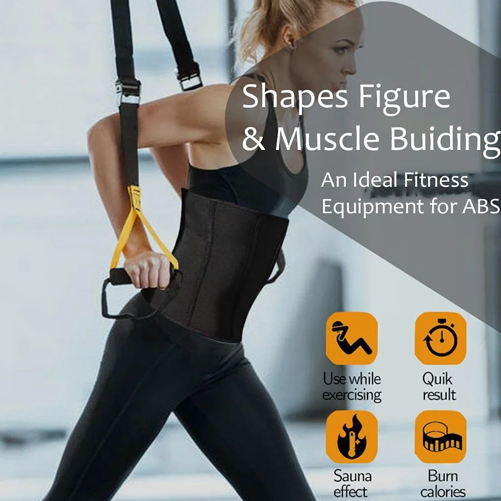 Waist Trainer pas wyszczuplający, damski, pas do odchudzania, sportowy efekt sauny, gorset talii, pas do sauny, dla kobiet i mężczyzn