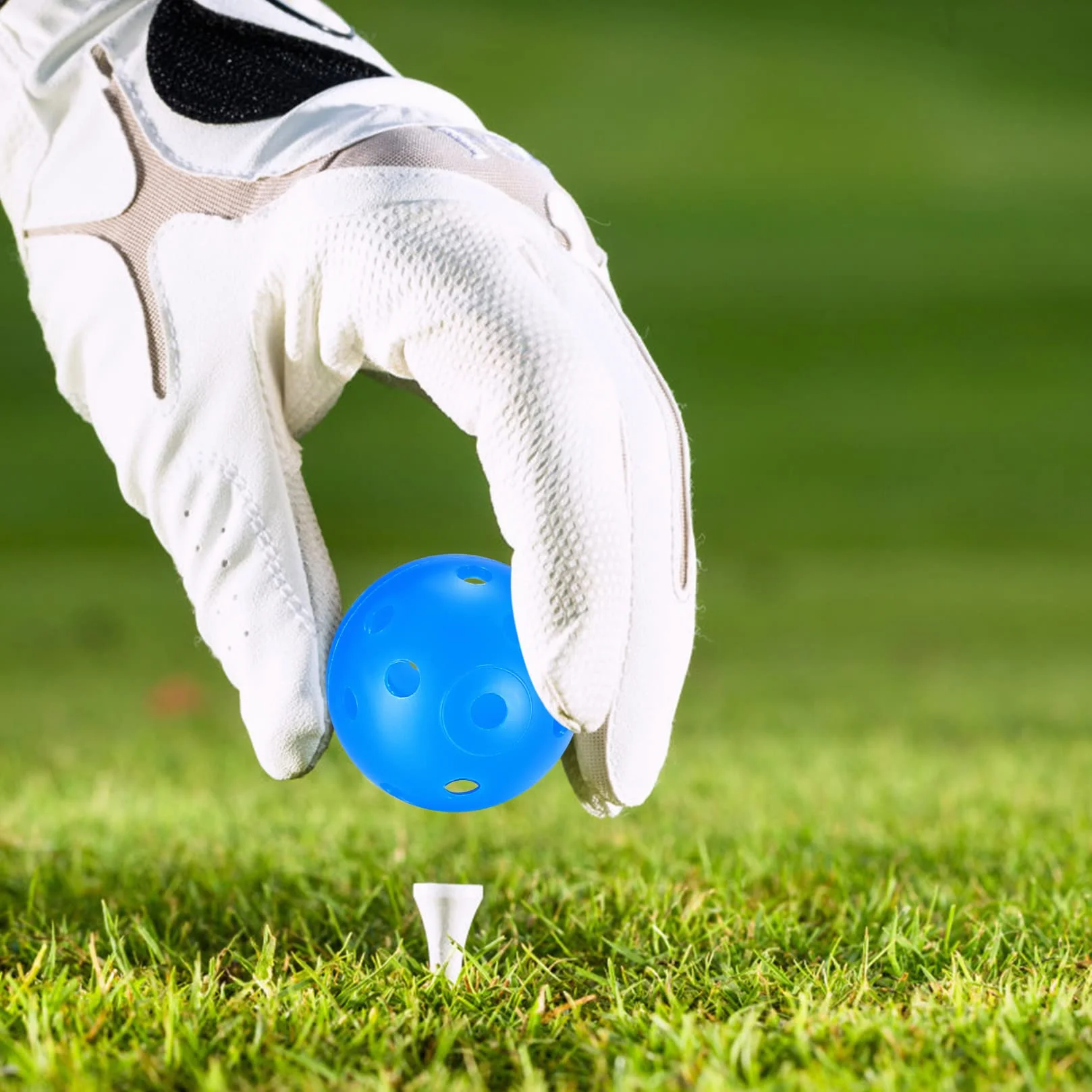 28 sztuk piłek golfowych, piłki golfowe do treningu z przepływem powietrza, plastikowe piłki golfowe 40 mm do treningu treningowego, gry w golfa na świeżym powietrzu dla dorosłych dzieci