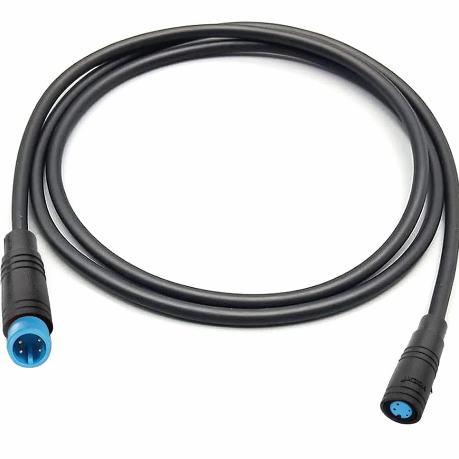 RUNCCI-YUN Przedłużacz do roweru elektrycznego 4 pin,Elektryczny kabel rowerowy żeński i but,Wodoodporne złącze 4-pinowe do roweru elektrycznego/Ebrake -50CM