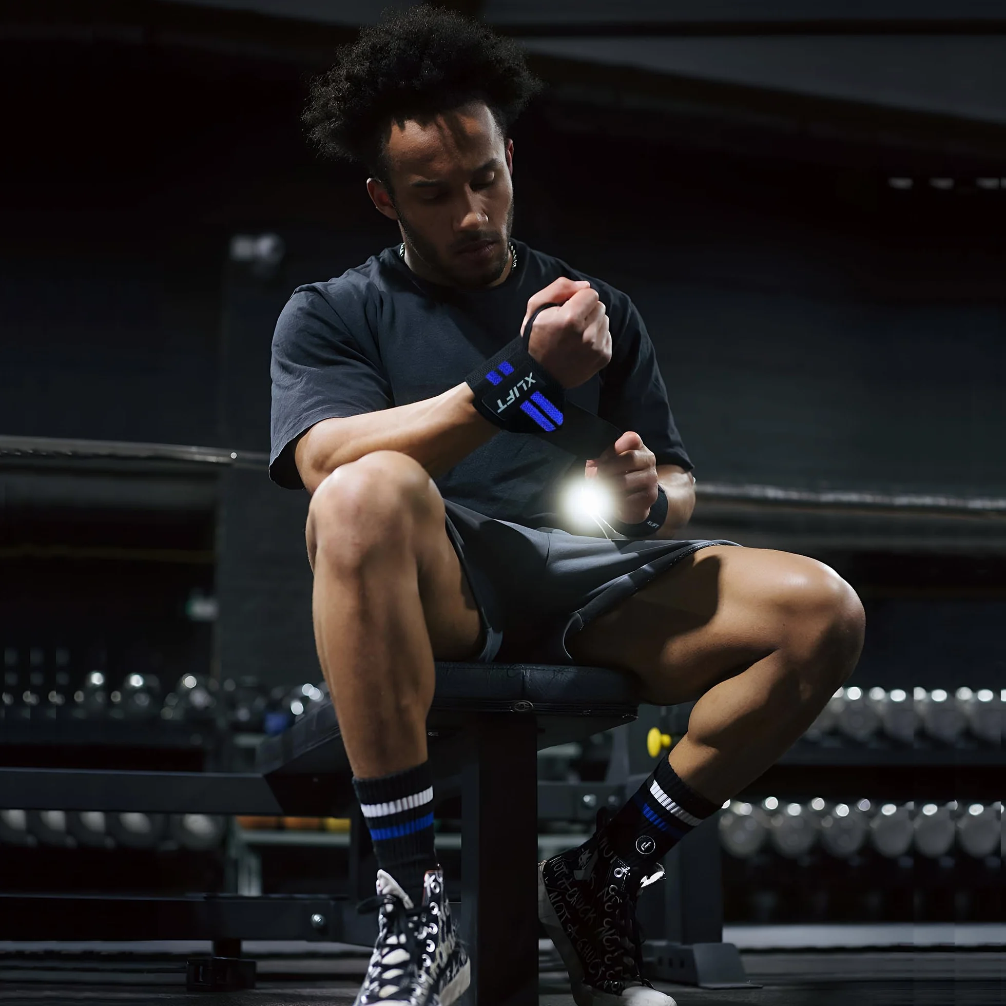XLIFT 2 opaski gimnastyczne - Crossfit Nadgarstki - Akcesoria Gym - Nadgarstek do podnoszenia ciężarów - Wrist Wraps - Sportowe opaski na rękę dla mężczyzn i kobiet