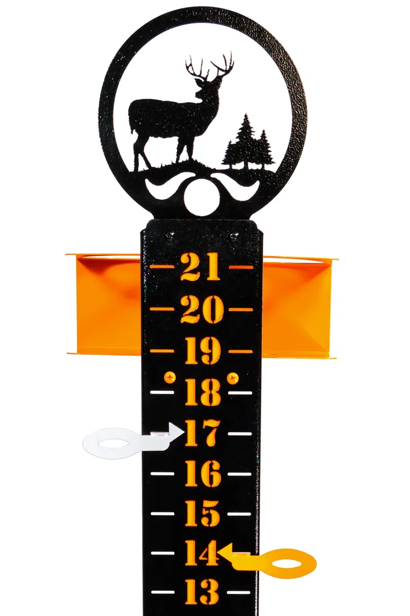 SWEN Products Deer Buck Steel Metalowa tablica wyników trawnika