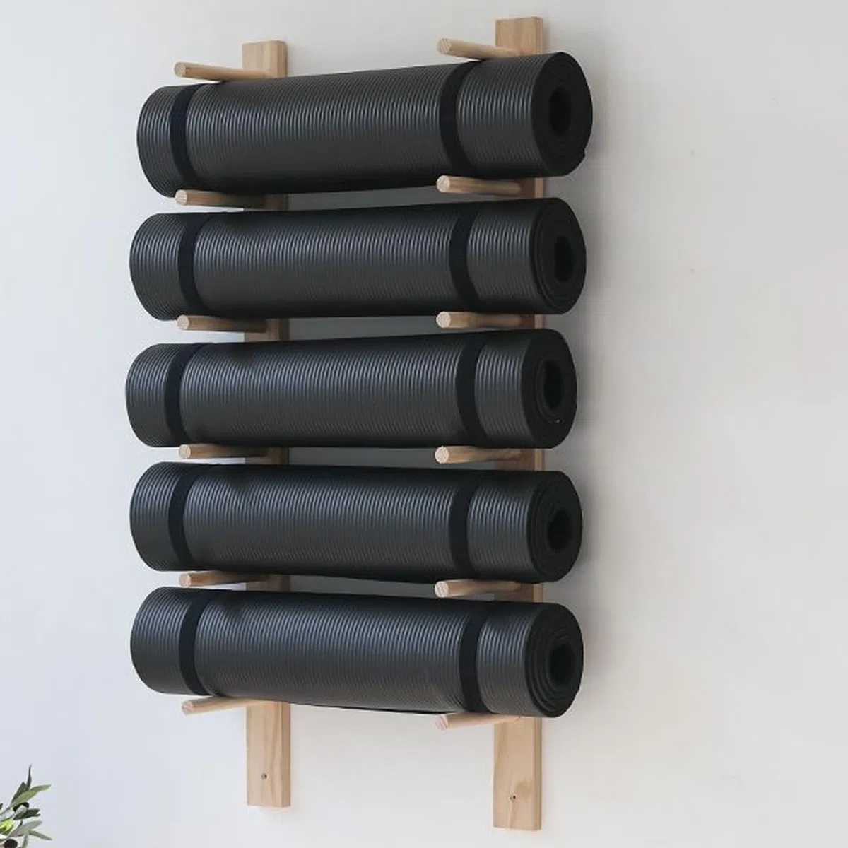Yoga Training Room Yoga Mat Holder Wall Mount, Organizer ścienny na wałek z pianki, wałek z pianki do organizacji siłowni