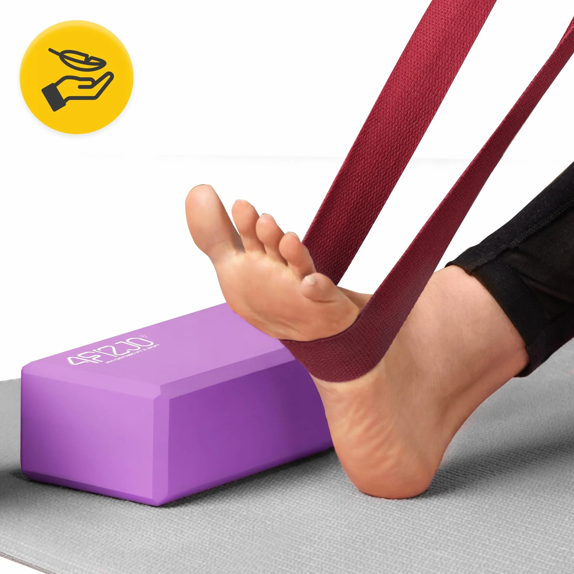 PASEK DO JOGI DŁUGA TAŚMA DO ROZCIĄGANIA ĆWICZEŃ TRENINGU YOGA BELT 3 m