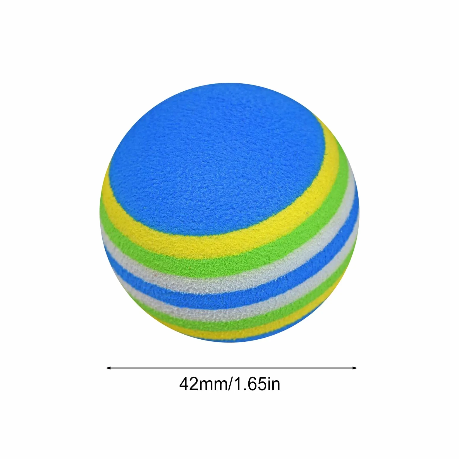 Piłka golfowa sponge, piłka golfowa z pianki EVA, 10 x elastyczna kulka | Pomoc treningowa, gry rodzinne, sprzęt sportowy do jazdy na podwórku