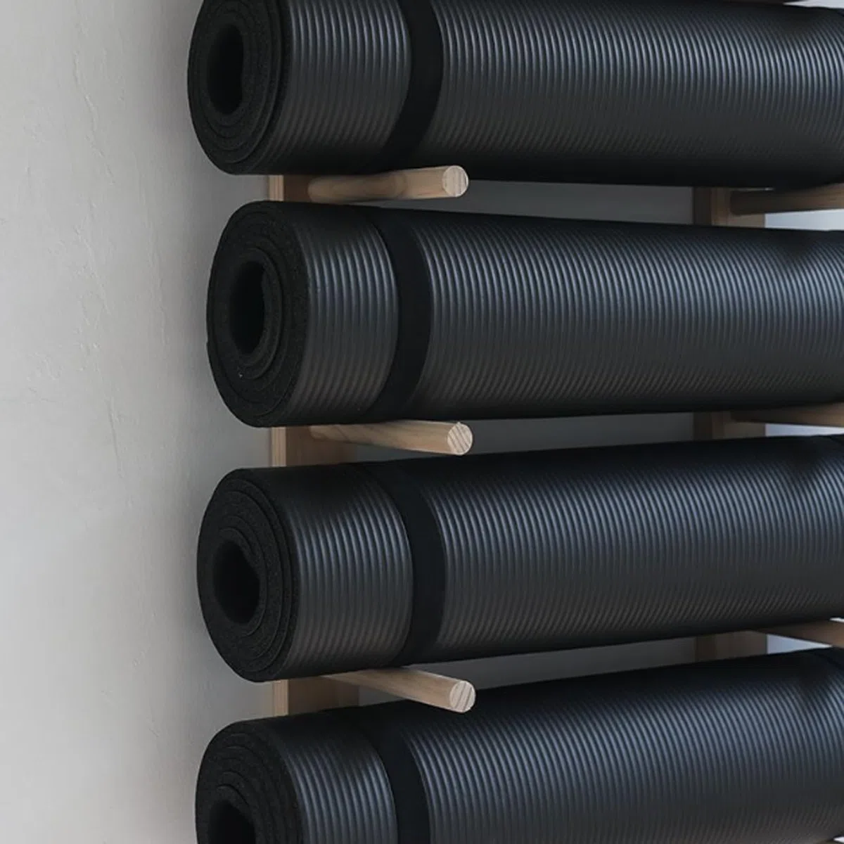 Yoga Training Room Yoga Mat Holder Wall Mount, Organizer ścienny na wałek z pianki, wałek z pianki do organizacji siłowni