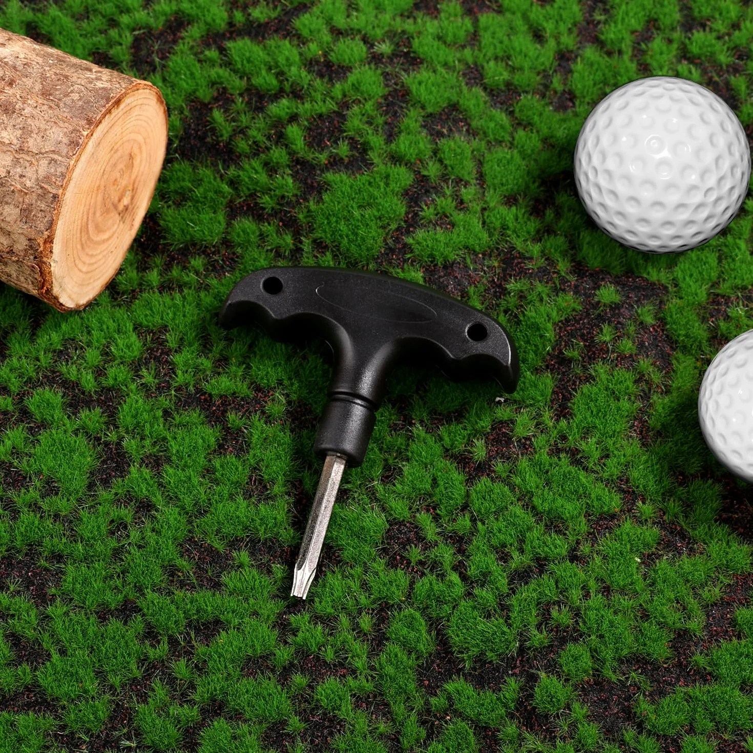 Klucz Golfowy, Regulowane Narzedzie Golfowe Narzedzie z Plastikowa Raczka do Kijów Golfowych Ze Stali Nierdzewnej Klucz Dynamometryczny do Kijów Golfowych (Czarny)
