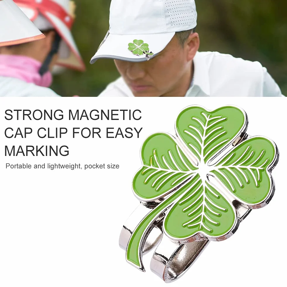 Magnetyczny Klips do Czapki Golfowej, Klipsy do Czapki Golfowej Uchwyt do Znaczników Kulkowych Metalowa Kulka Marker Akcesoria Sportowe na świeżym Powietrzu do Rękawic Golfowych
