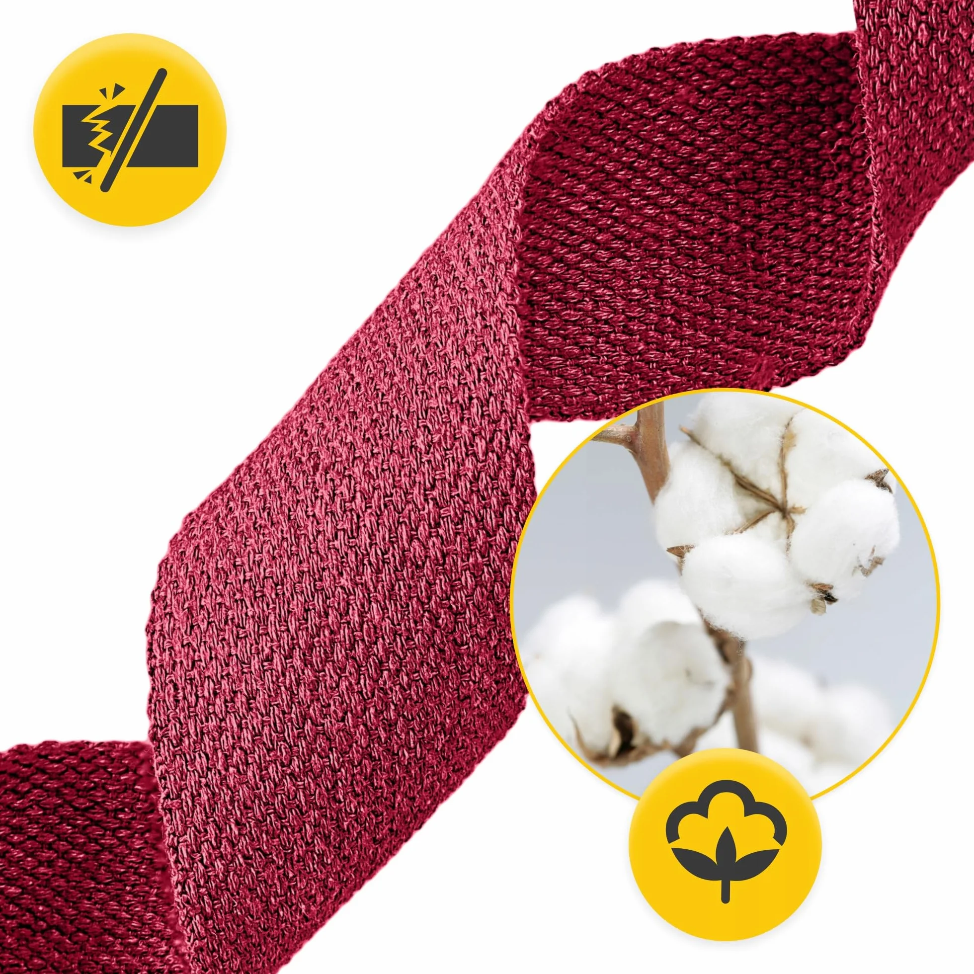 PASEK DO JOGI DŁUGA TAŚMA DO ROZCIĄGANIA ĆWICZEŃ TRENINGU YOGA BELT 3 m