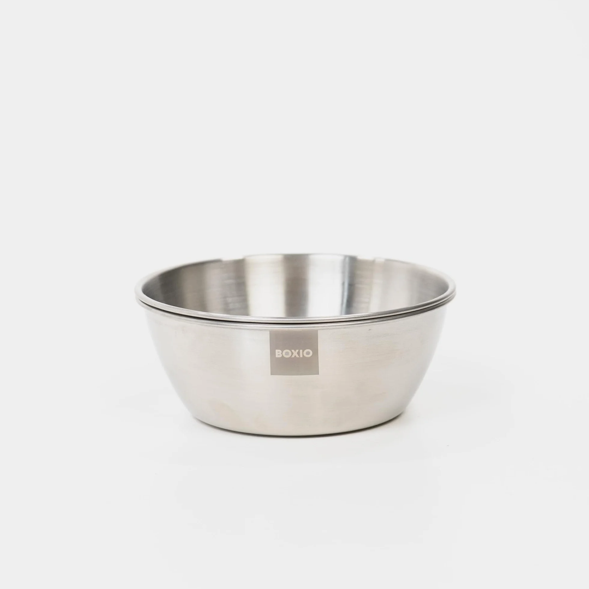 BOXIO - BOWL: 2 x kempingowa miska ze stali nierdzewnej jako miska do sałatek, owoców, deserów, misek dla psów, dipów, przekąsek, miska na zupę i miska do serwowania – wytrzymała miska ze stali