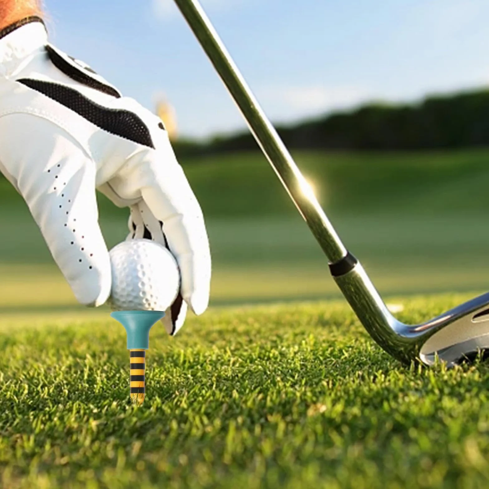 50 sztuk herbat golfowych z tworzywa sztucznego 83 mm (3-1/4") 70 mm (2 3/4") do herbaty golfowej, długie, plastikowe, różne kolory