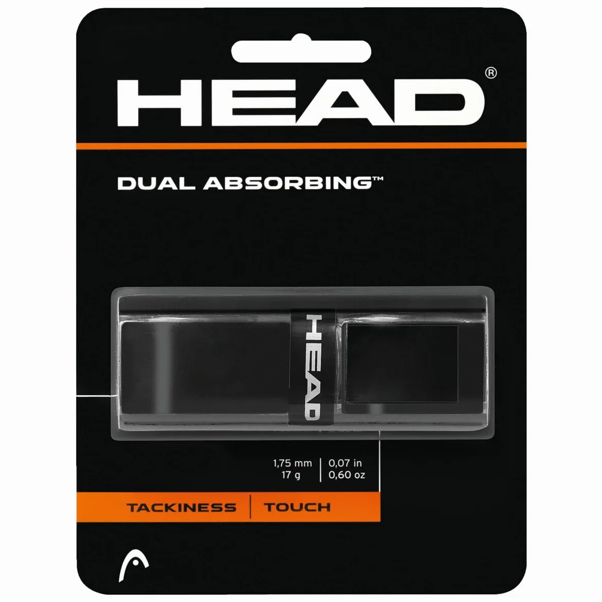 HEAD Docena 03/04 unisex podwójny uchwyt do rakiety, rozmiar jeden, wielokolorowy/czarny
